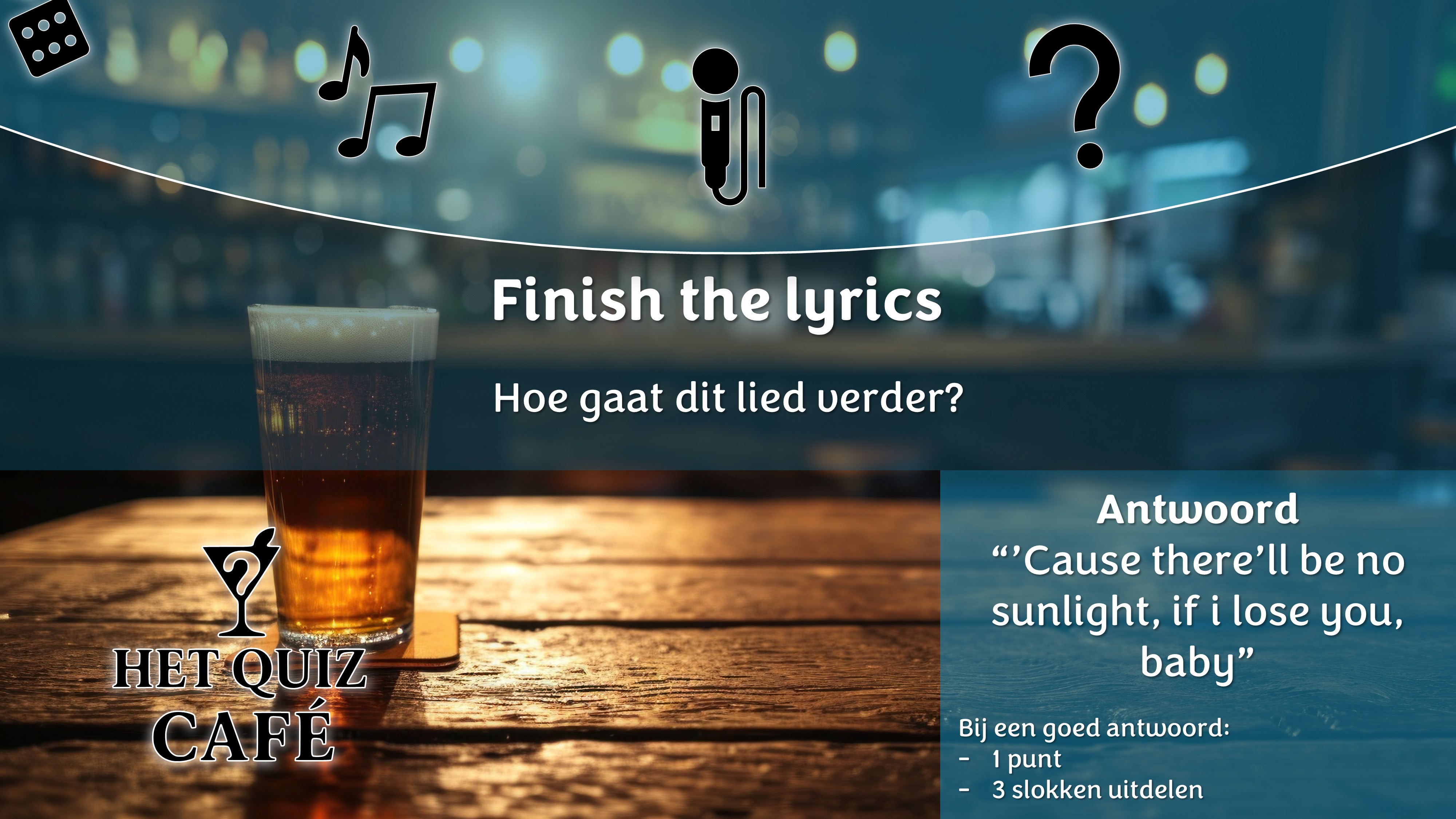 Pubquiz voorbeeld afbeelding